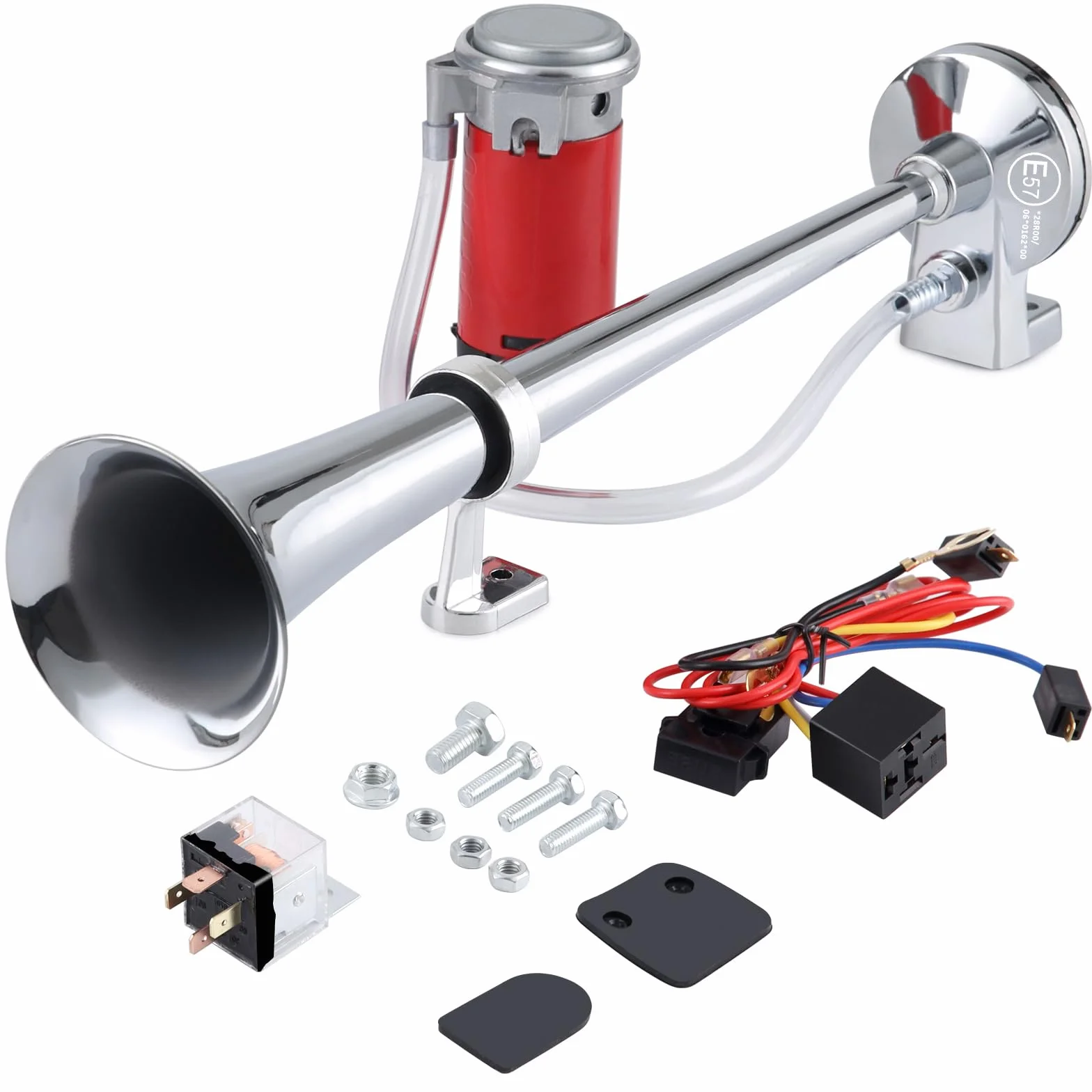 Rupse Trombe ad Aria per Auto, Trombe Camion 12V,Clacson Auto con Compressore 150 dB Super Forte per Camion,Barca,Treno