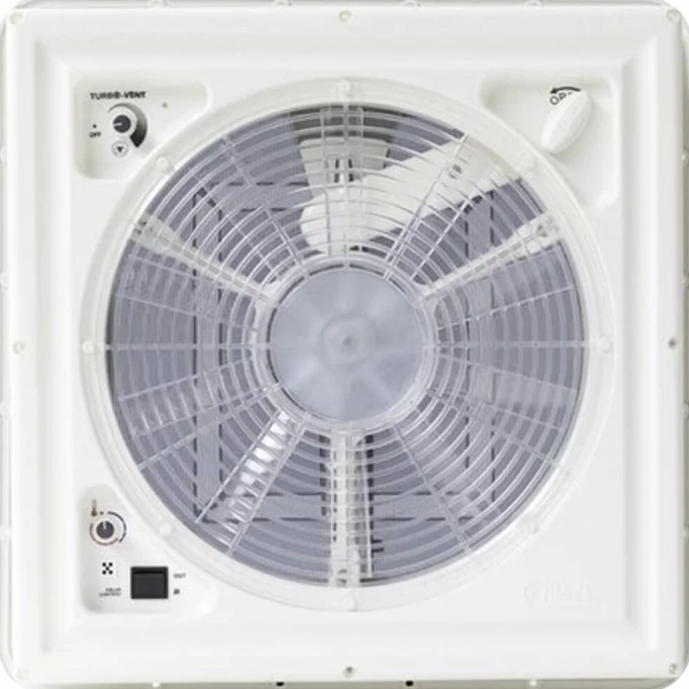 Fiamma Turbo-Vent Premium Crystal con Ventola e Termostato per Camper Caravan