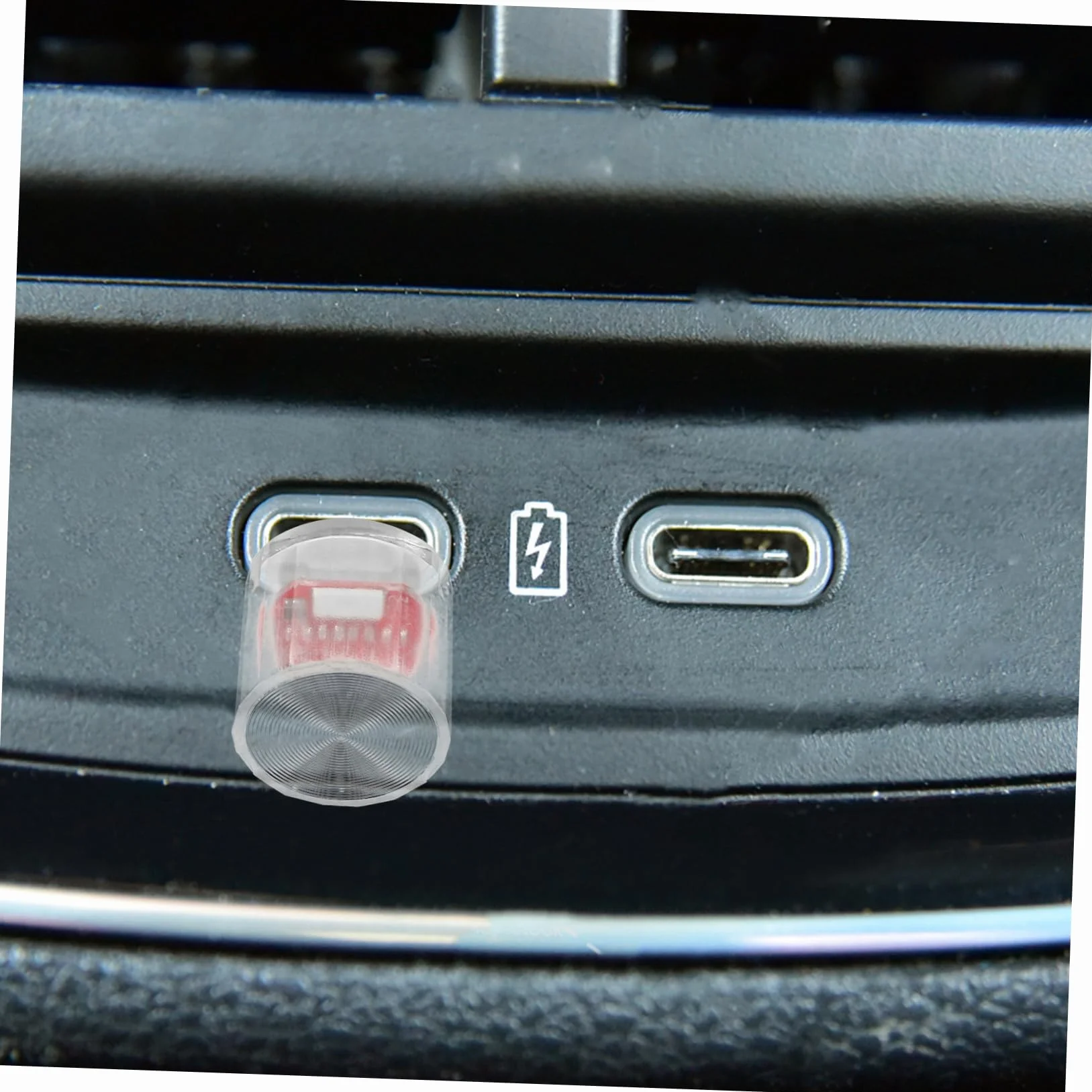 Lampada Decorativa Blu USB per Interni Auto Illuminazione a LED Atmosfera Elegante Romantica