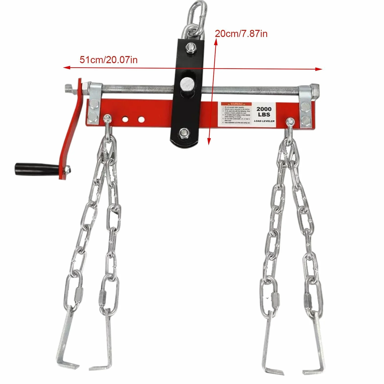 Livellatore di sollevamento del motore | Bilanciatore del carico del garage, livellatore del motore 0,9 tonnellate di capacità di carico regolabile per di sollevamento motore