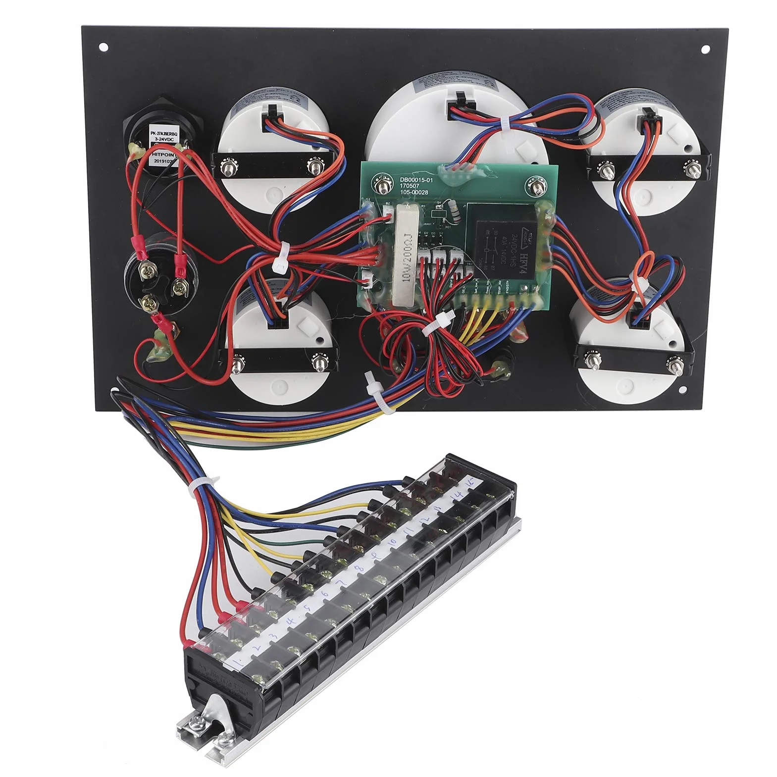 Quadro Strumenti, Quadro Strumenti Digitale Set 12V/24V per Barche da Pesca Rvs Yachts Veicoli modificati per Camion Auto Marine