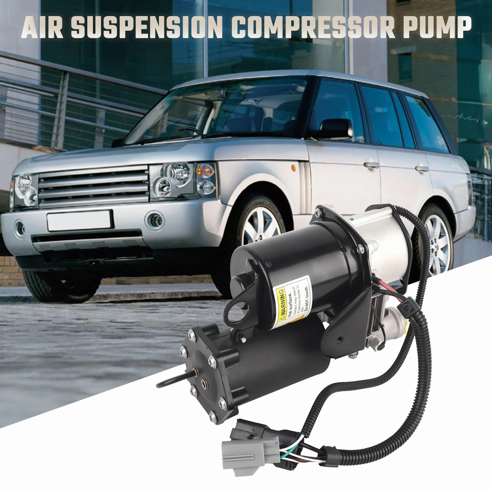 Pompa compressore a 6 poli per sospensioni pneumatiche, adatta per LR3 LR4 Sport,Discovery3 2004-2009, Discovery4 2009-2012, accessorio auto # LR023964 LR015303 LR045251