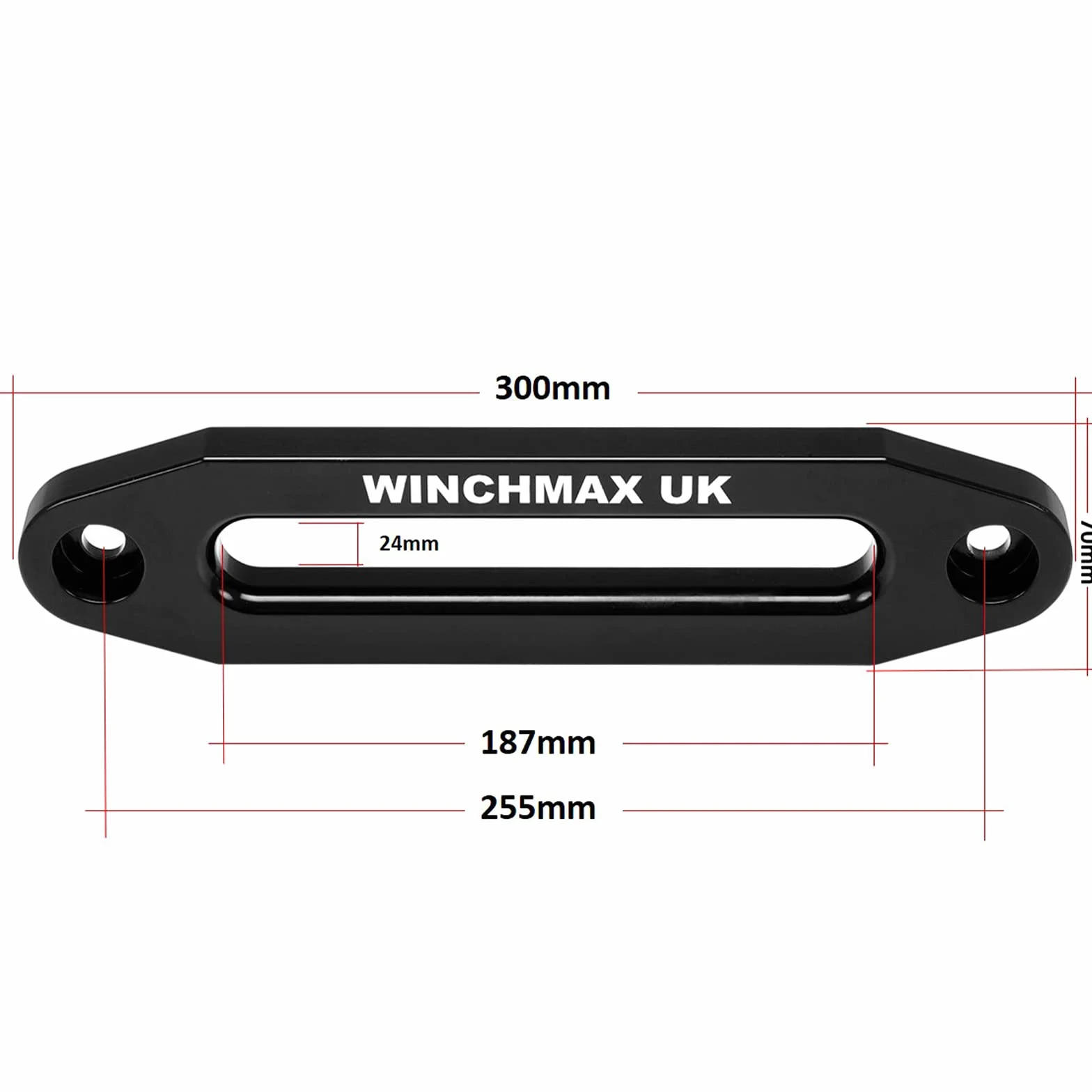 Verricello Elettrico Winchmax 13500 lb 6123 kg 24V Arancione Corda Sintetica Dyneema SK75