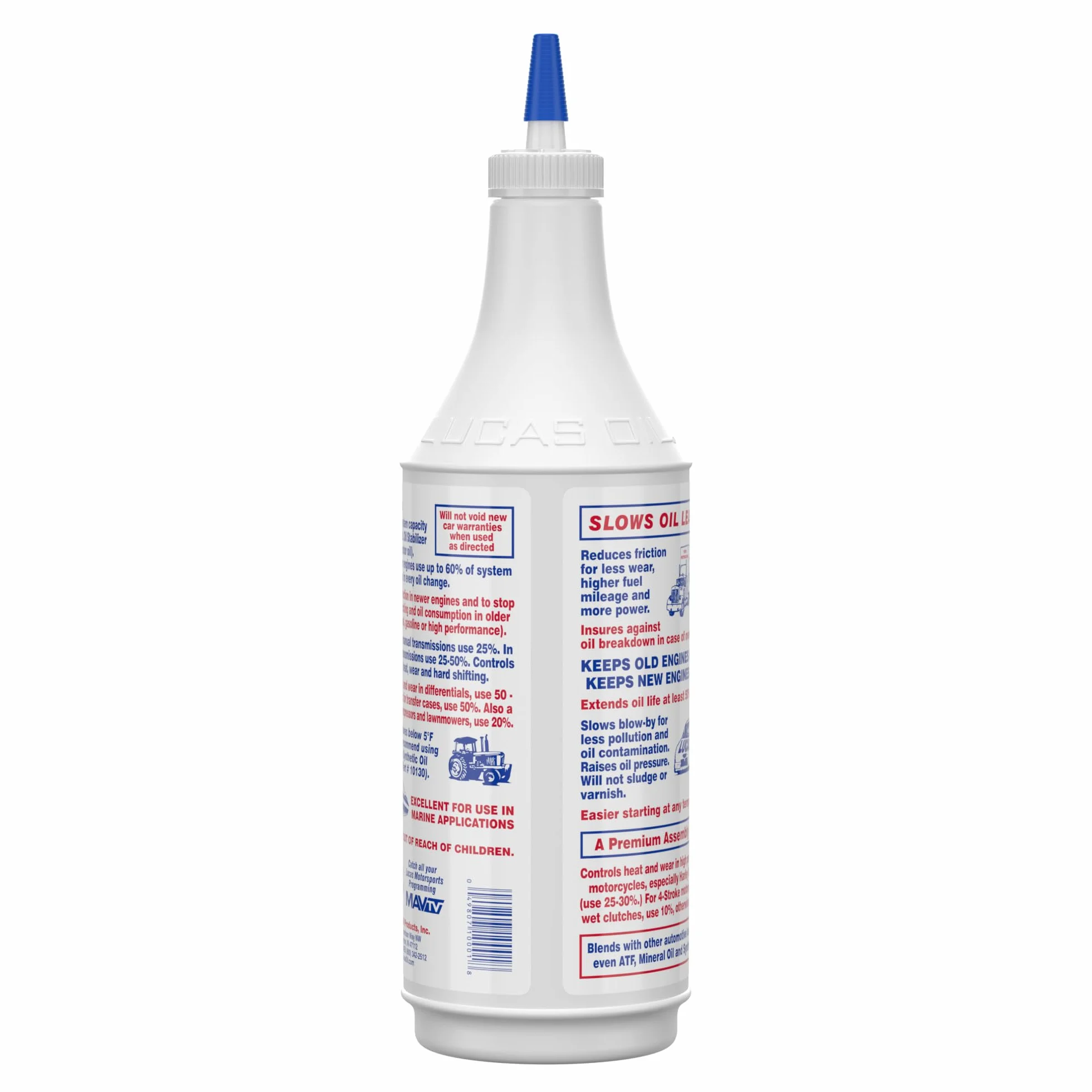 Lucas Oil 10001 Stabilizzatore dell'Olio per Impieghi Gravosi 946ml