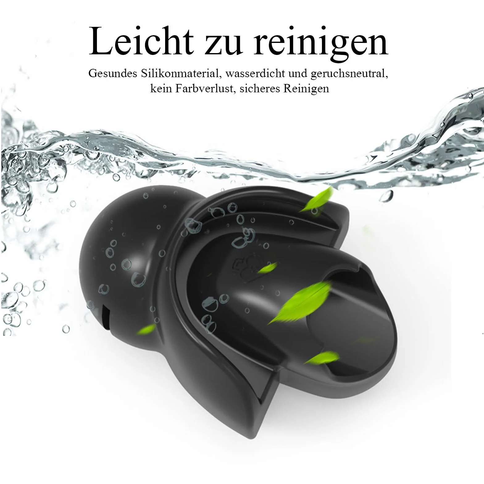 BDSMAGE Gag SM Sex Toy Estremo per Coppie, Mouth Extreme BDSM Toy Hard, Set di Schiavi (Nero)