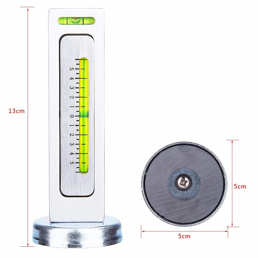 Qiilu Camber Gauge Magnetic Adjustable Tool for Truck Alignment