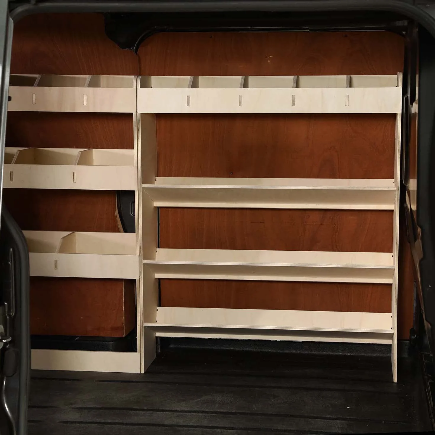 VANIFY Scaffali per Furgone Ford Transit Custom L1 2012+ Caja de herramientas Estantería trasera