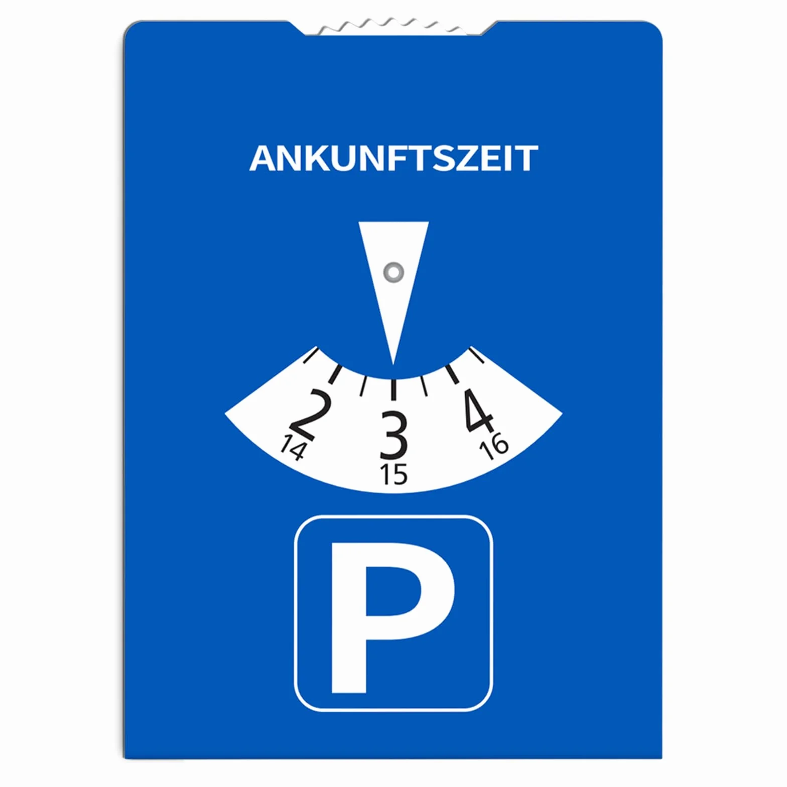 kinoco Parkscheibe aus Pappe StVO-konform 11x15 cm