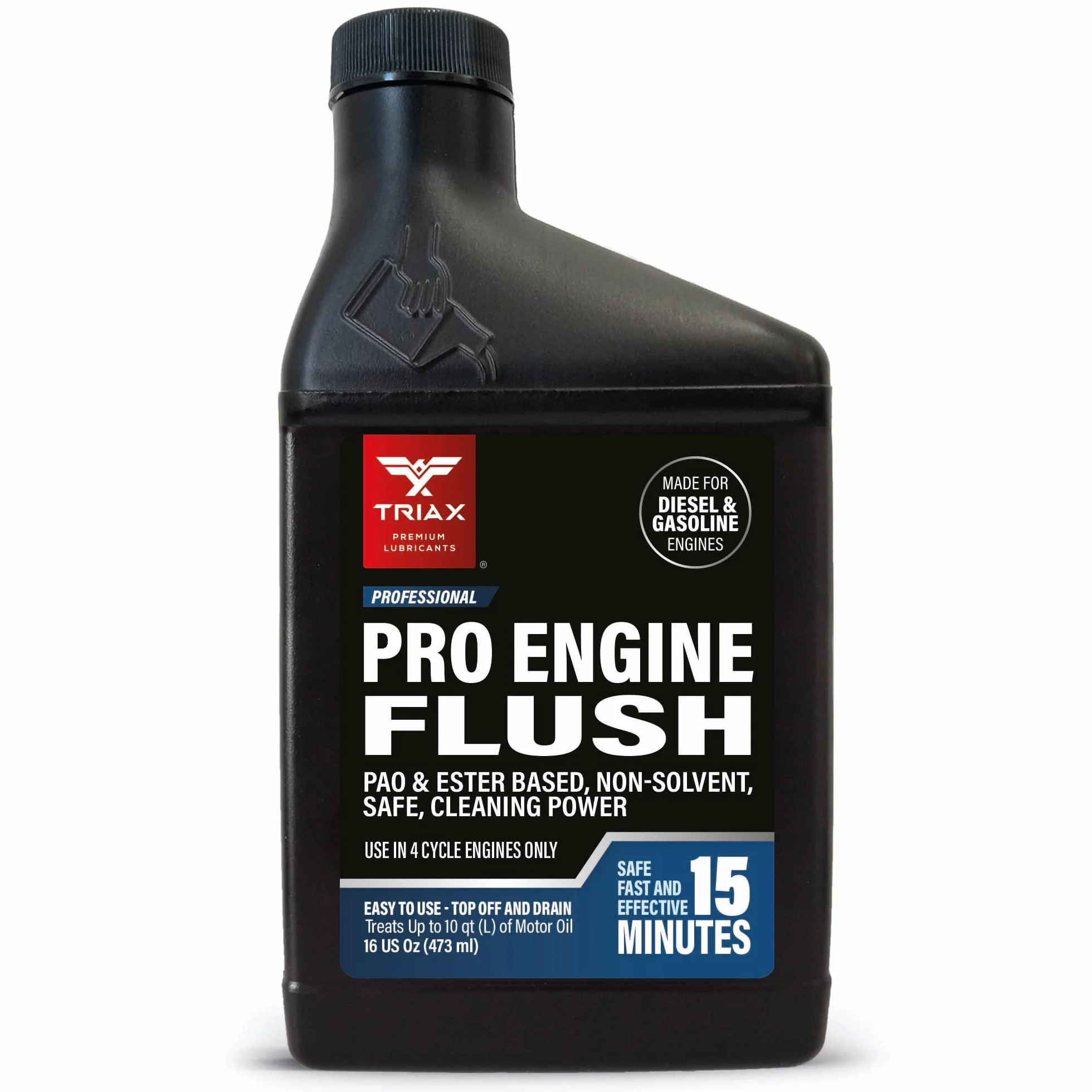 TRIAX Pro Engine Flush Sintetico Pulizia Motore Rimuove Morchie Residui Carboniosi Non Solvente