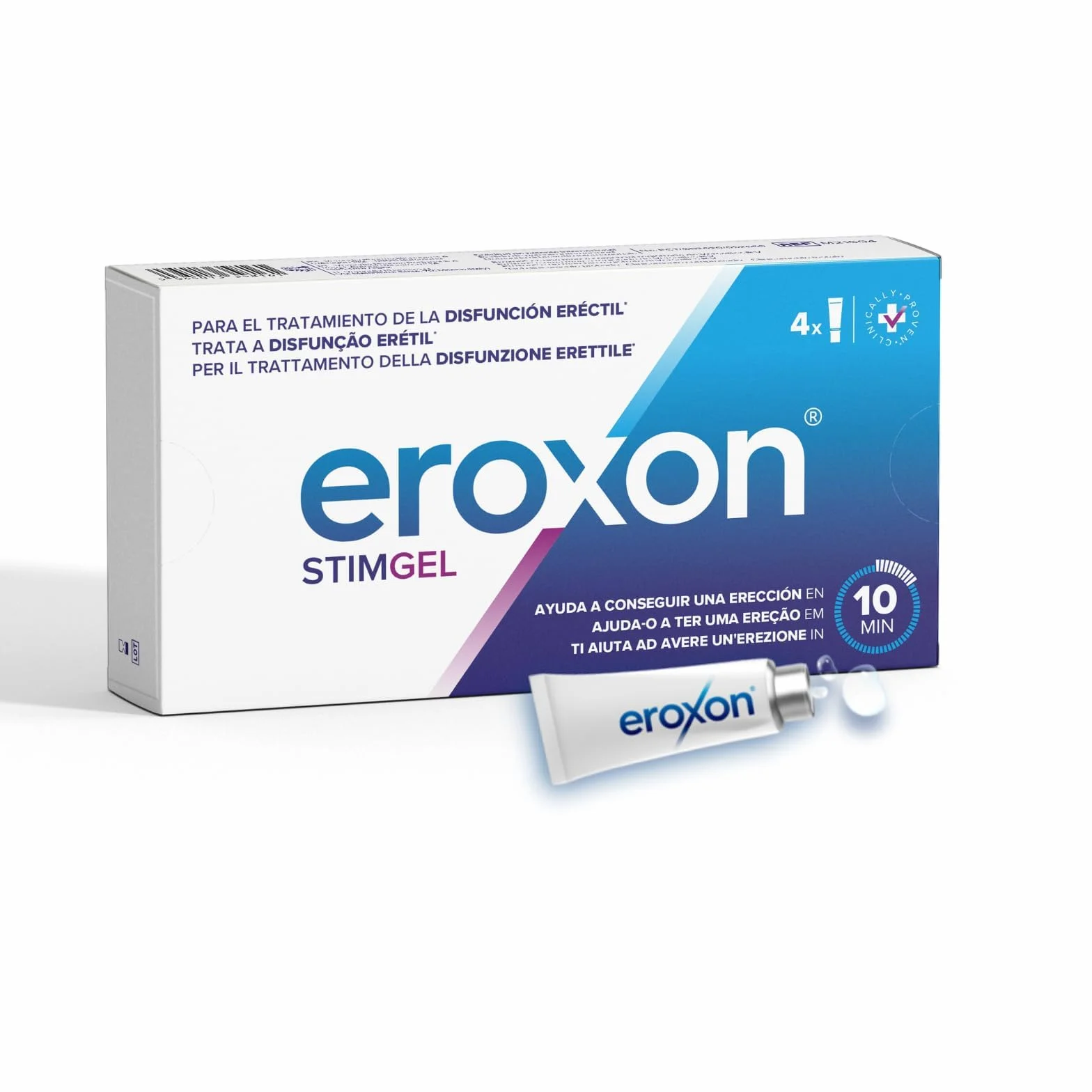 Eroxon StimGel Gel per Problemi di Erezione Trattamento Topico Clinicamente Testato