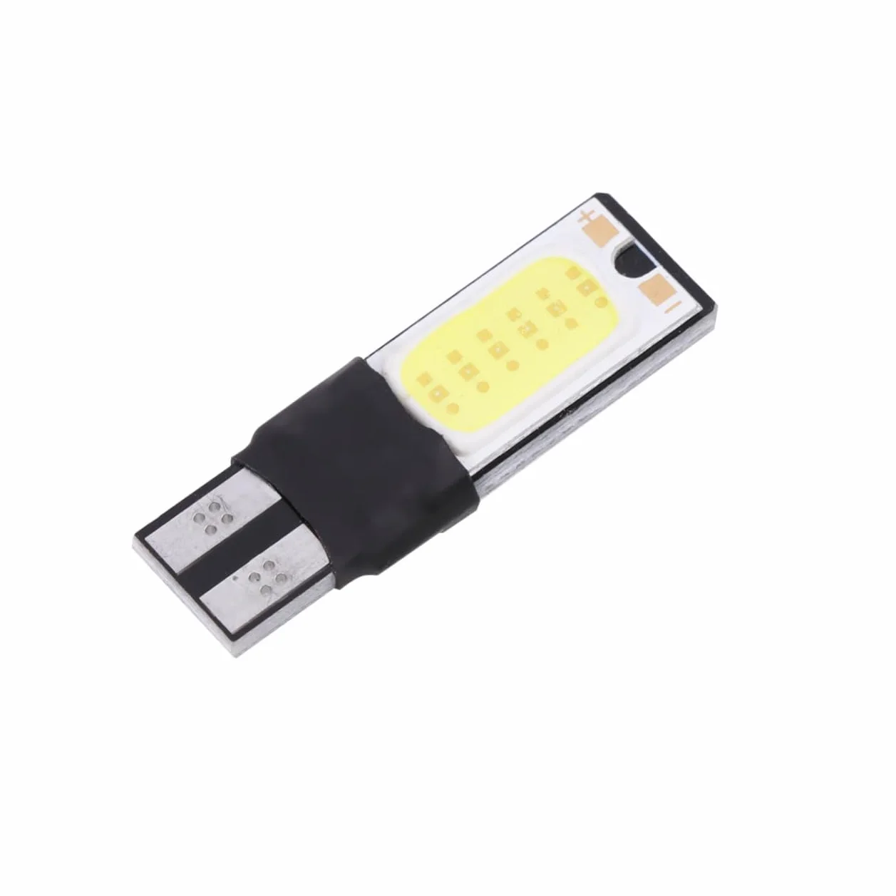 Lampade LED T10 W5W COB Can-bus Bianco 10 Pezzi per Auto Luce di Lettura Targa