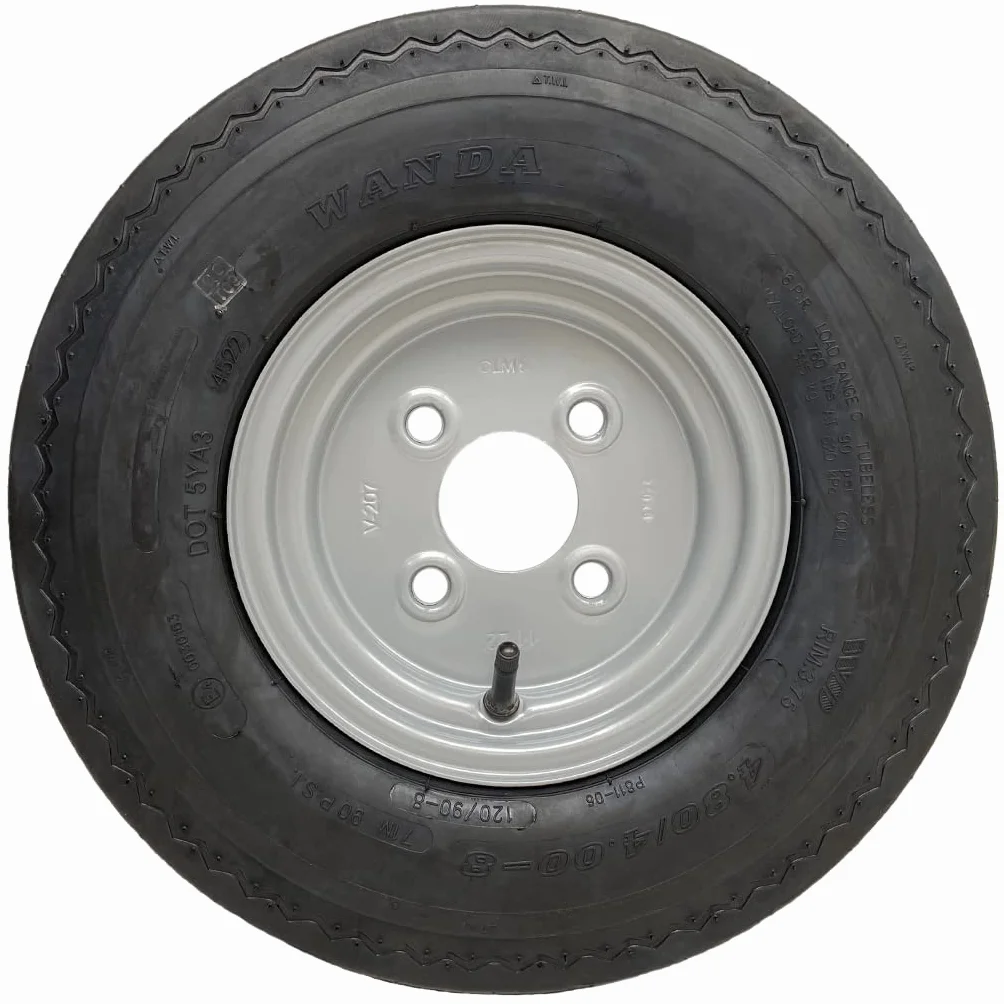 Kit per rimorchio 4.80/4.00x8 ruote 6 strati P811 mozzo ALKO PCD 4/100mm 690 kg