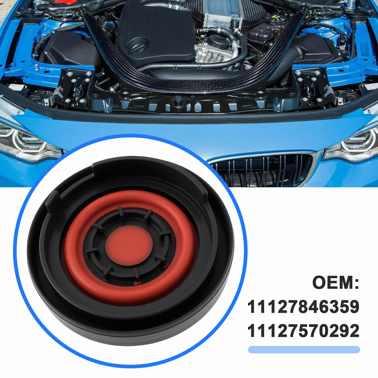 Coprivalvola a membrana PCV per auto 11127846359 compatibile con BMW M3 F80 M4 F82