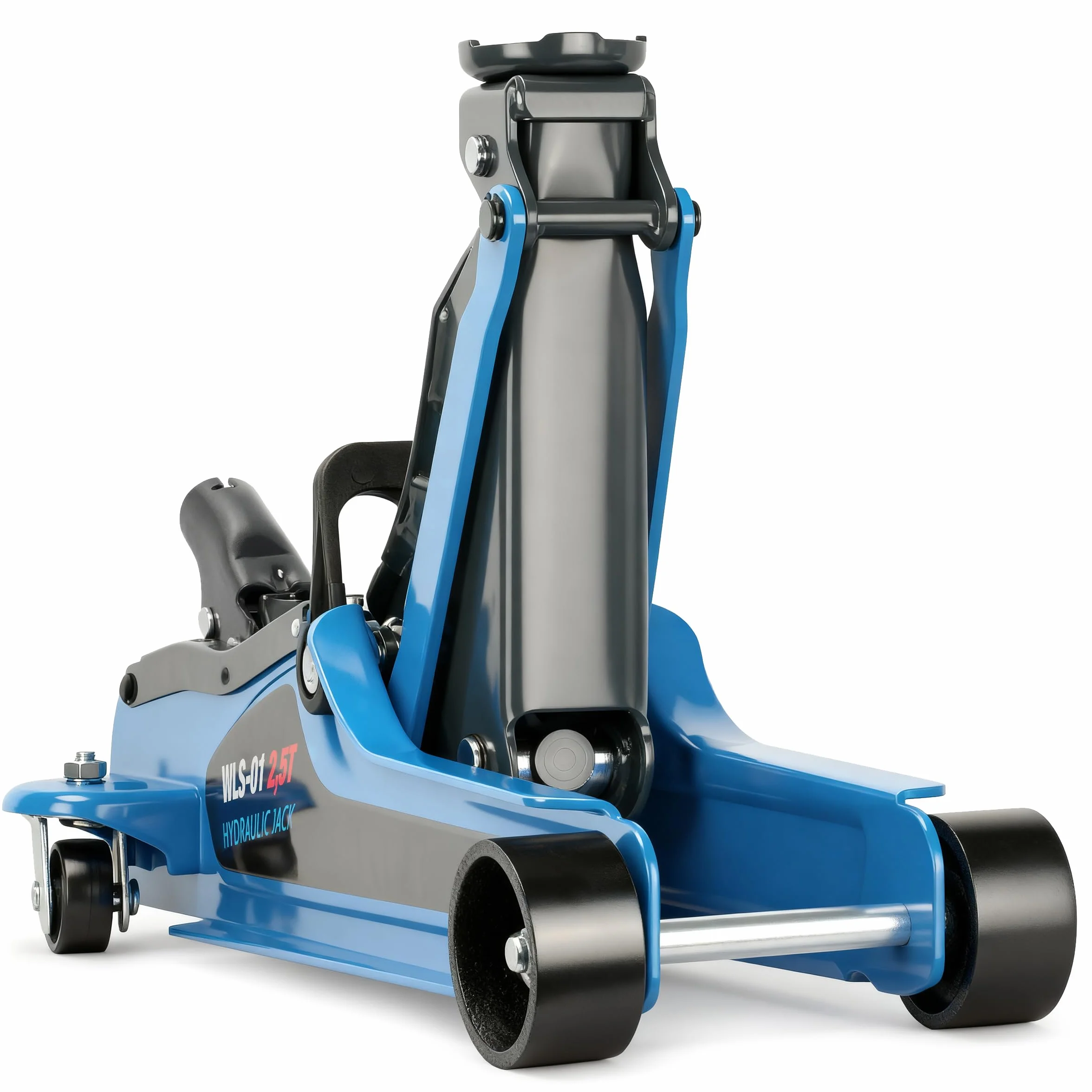 Podnośnik hydrauliczny 2,5T WLS-01 z niskim profilem 85 mm, wysokość maks. 365 mm do samochodów sportowych i SUV