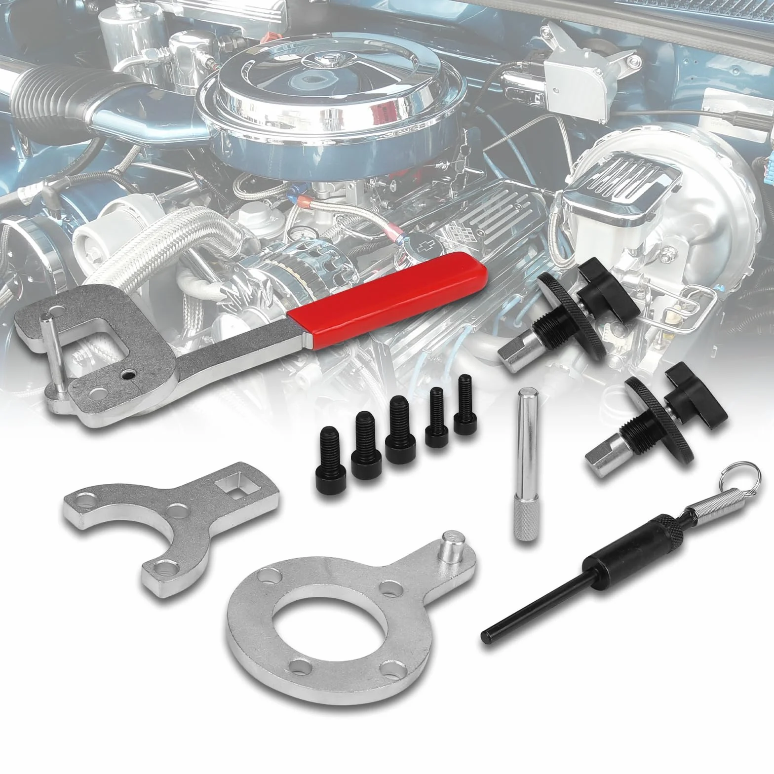 Kit Attrezzo Messa in Fase Motore Set Compatibile con Punto Panda Doblo Corsa Astra Meriva 1.3 JTD CDTi Strumento di Regolazione del Motore
