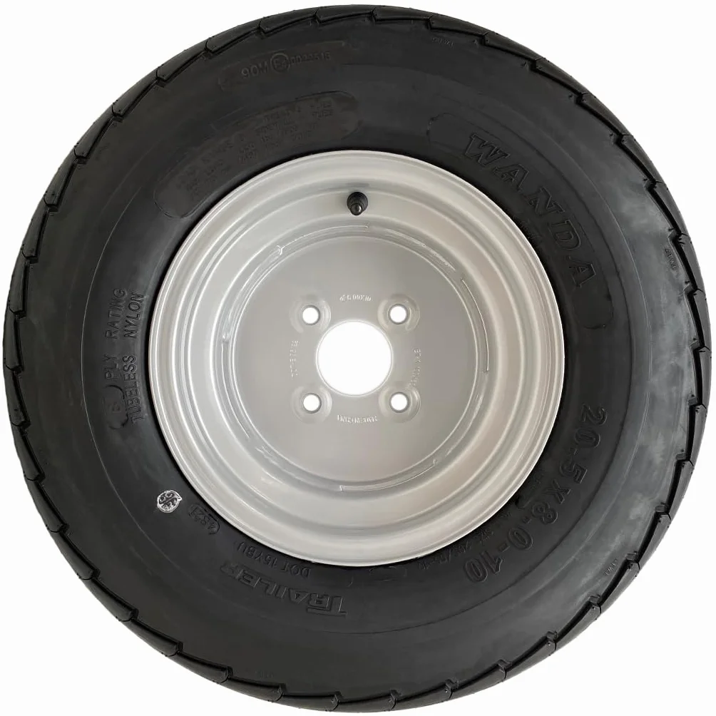 Pneumatico per rimorchio 20,5x8,0-10 8 strati PCD 100 605 kg set da 2