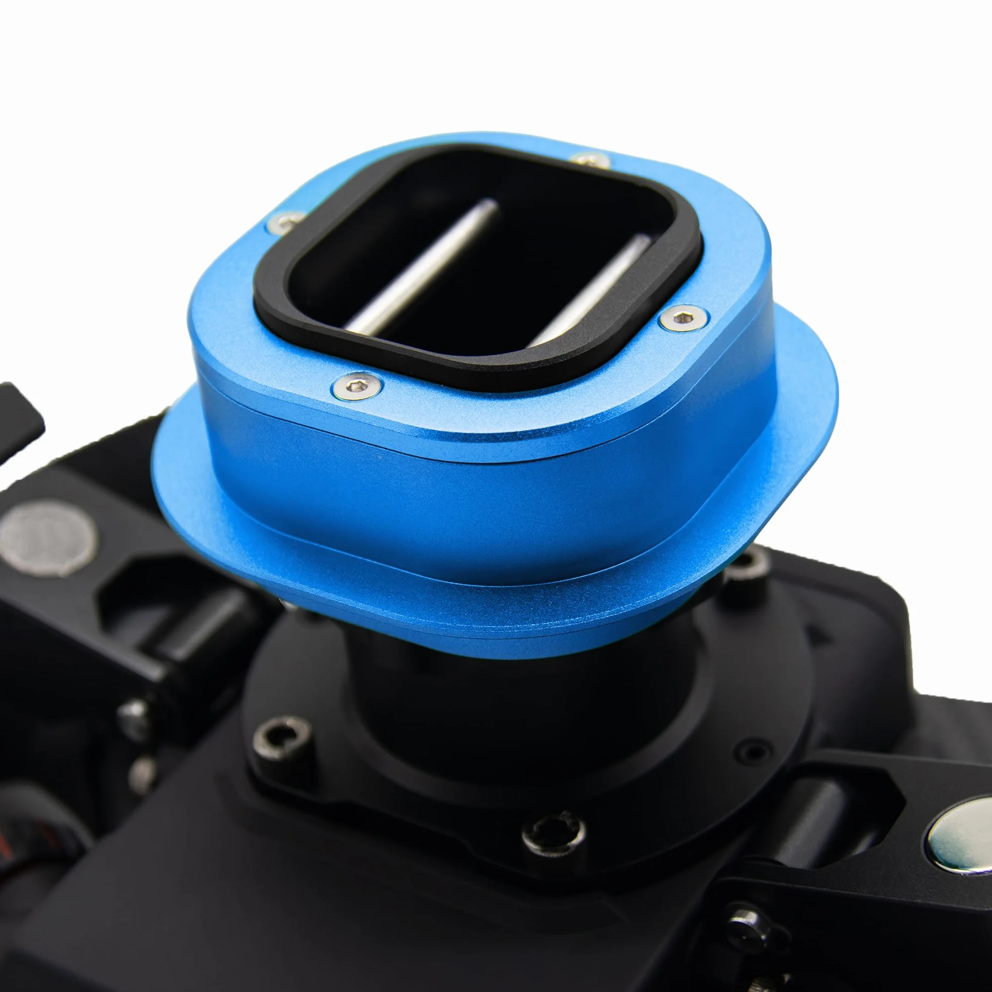 QR2 Racing Lati del Volante Adattati per Fanatec Racing Wheel QR2 Pro Quick Release Struttura Stabile Lavorazione CNC e Anodizzato Blu