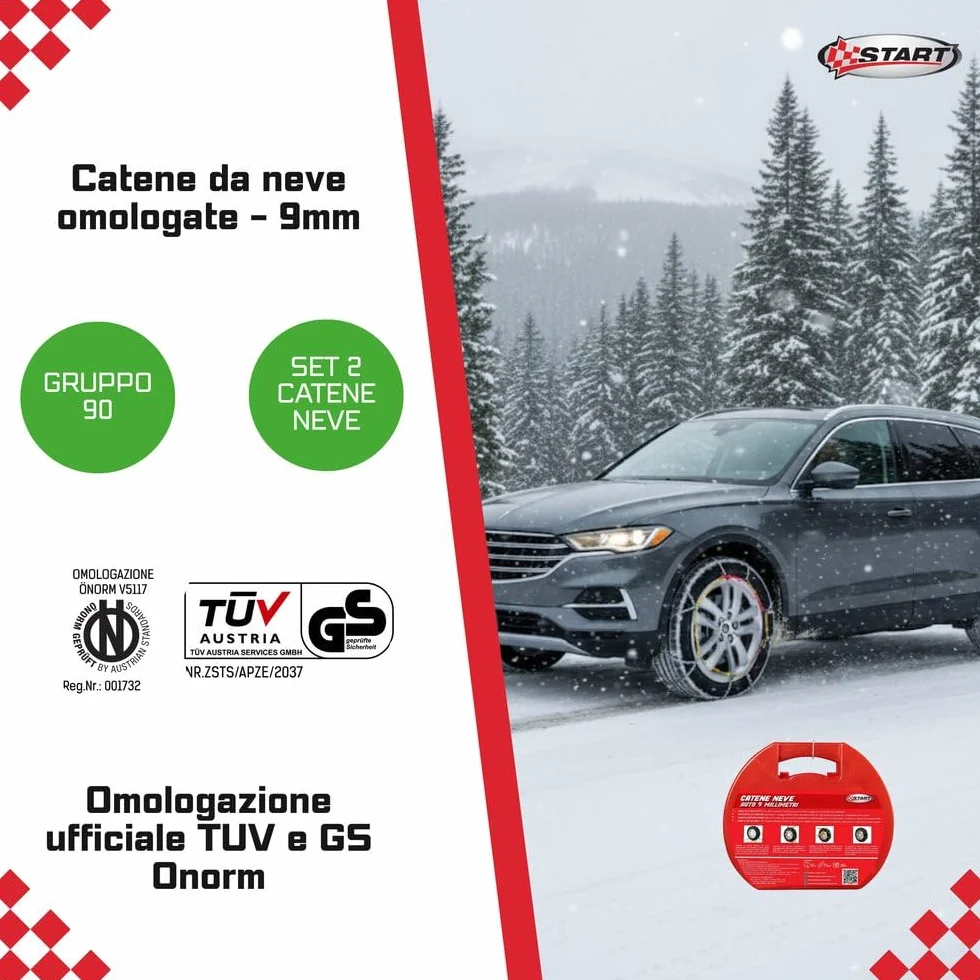 CATENE NEVE START 9 MM GR.90