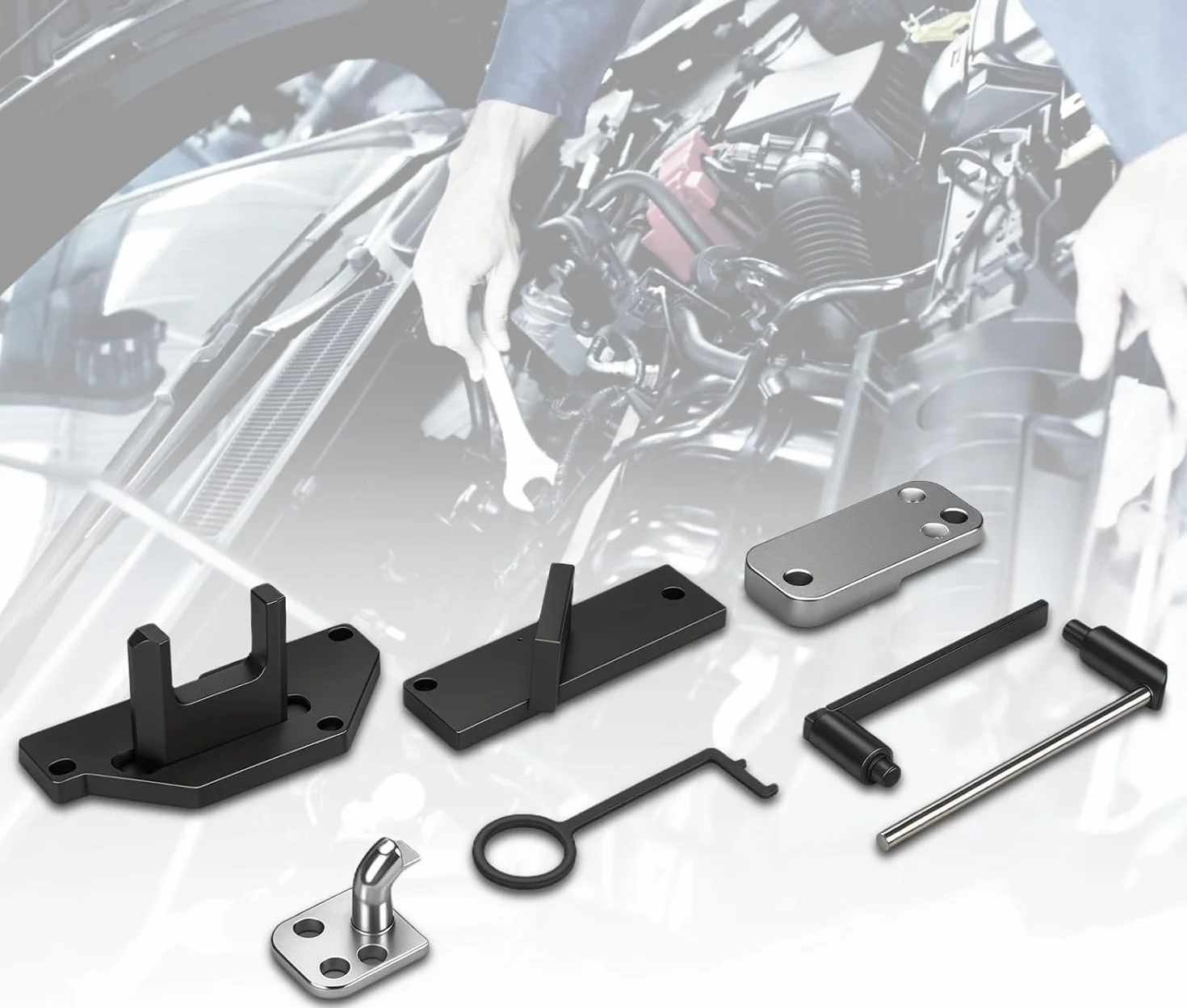 TANIASHOP Kit Messa in Fase Motori PSA 1.0 1.2 PureTech GDI VTi VVT per Peugeot Citroen Opel Toyota – Set Fasatura Professionale Alberi a Camme e Volano