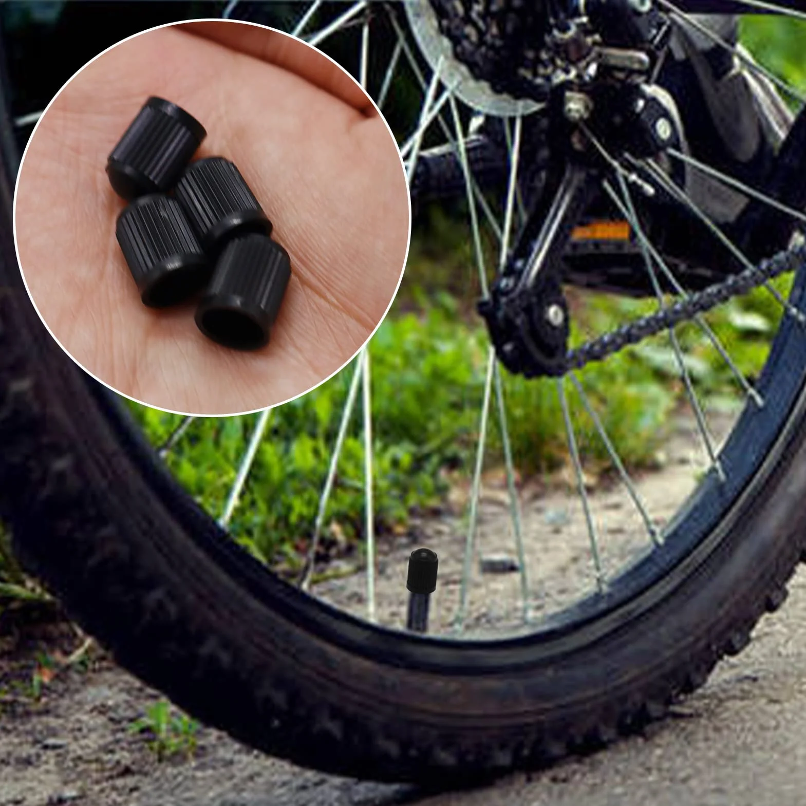 Tappi per valvole auto, 30 pezzi, universali, in plastica