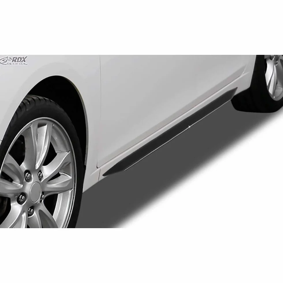 RDX Minigonne Laterali Polo 6R & Polo 6C "Slim", RDSL597, nero lucido, lato gonne, Quantitativo 1 (set: sinistra & destra)