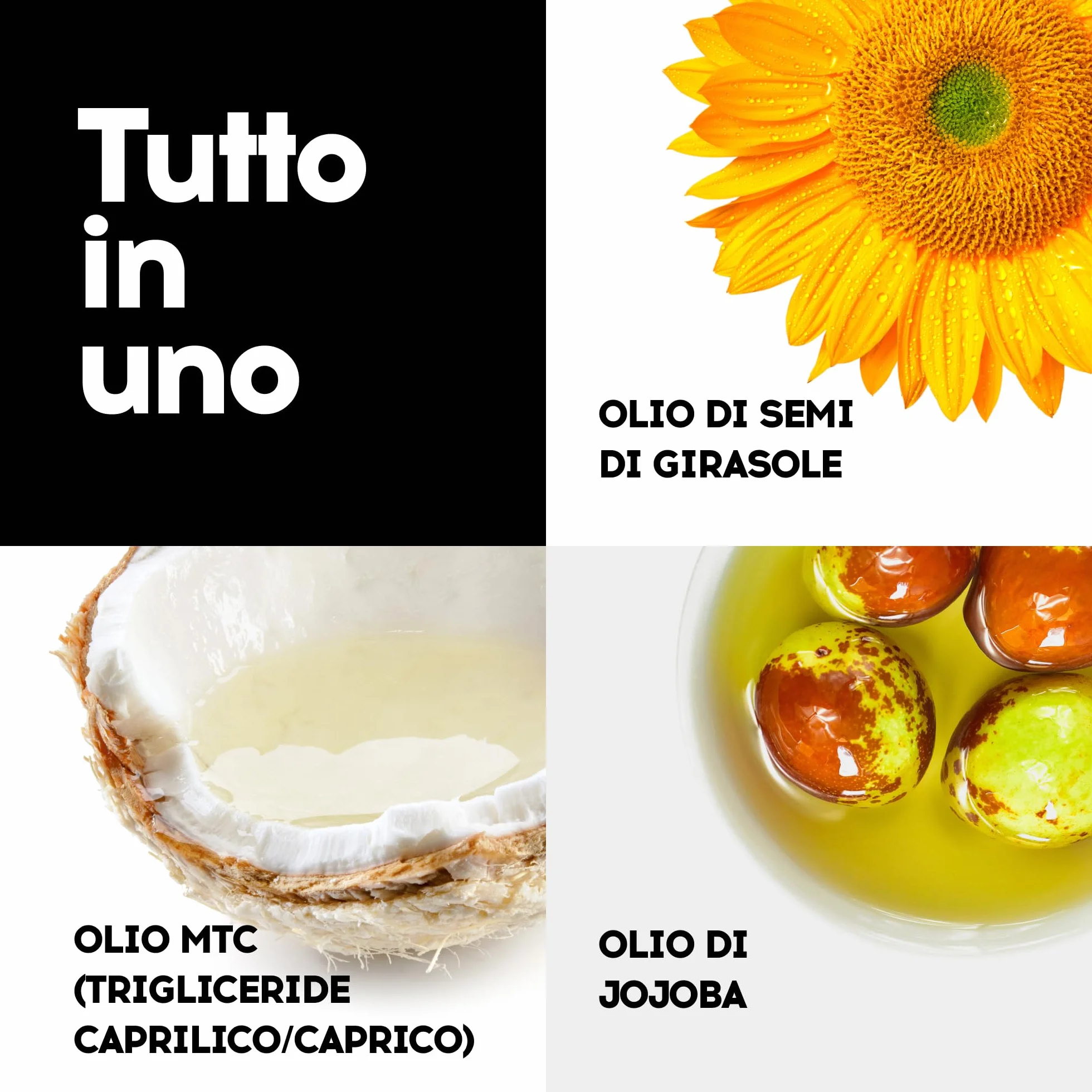 Olio Massaggio Uomo e Donna con Olio di Jojoba Biologico e Olio MCT, Riscaldante e Avvolgente, 250ml